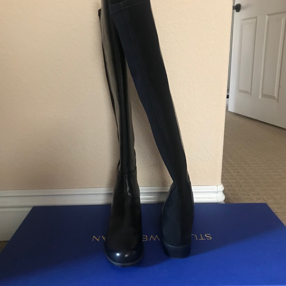 Stuart Weitzman 5050 Over-The-Knee Boots. Napa leather. Size 6,5. New